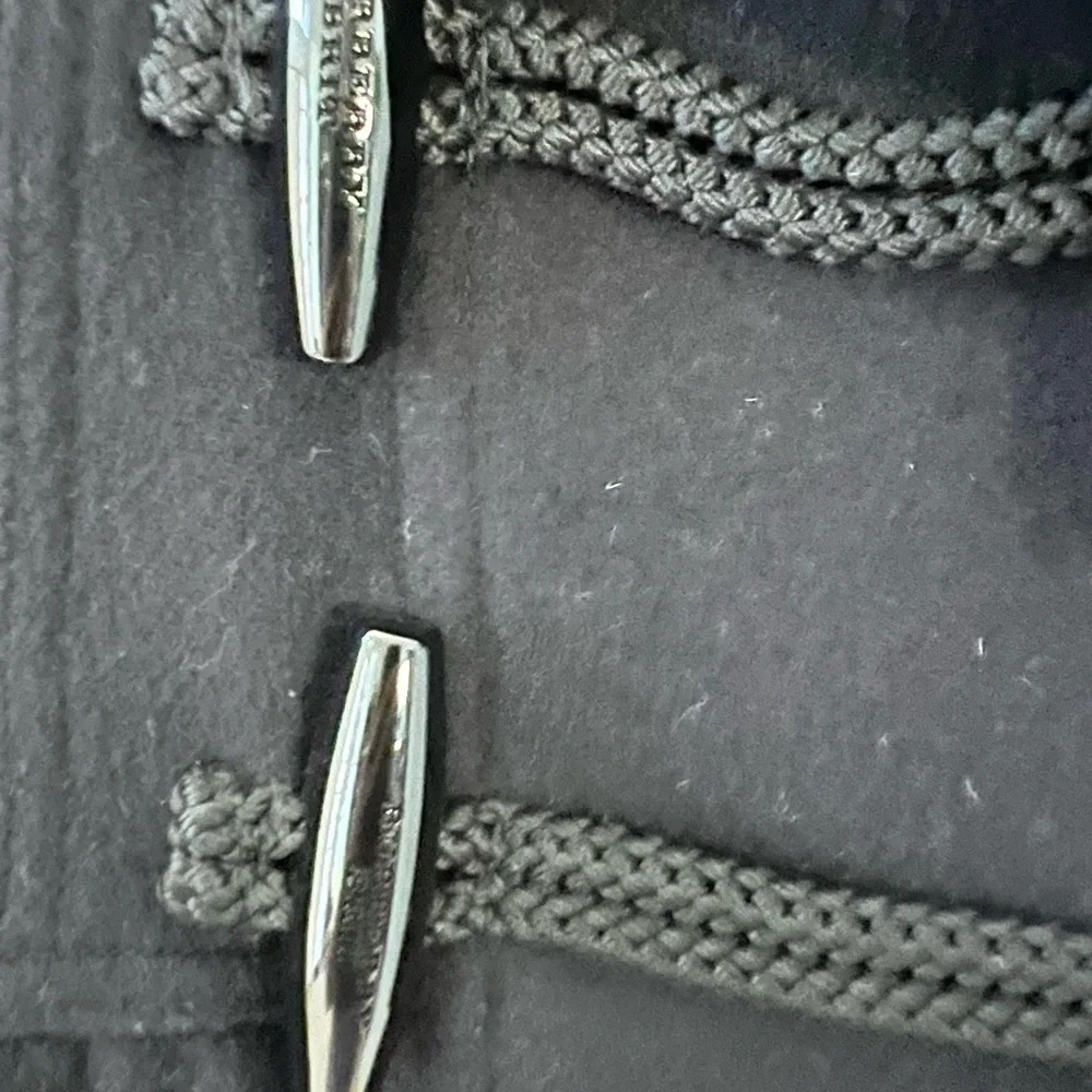 Burberry Brit coat 100% wool black sz 4 - Picture 4 of 6